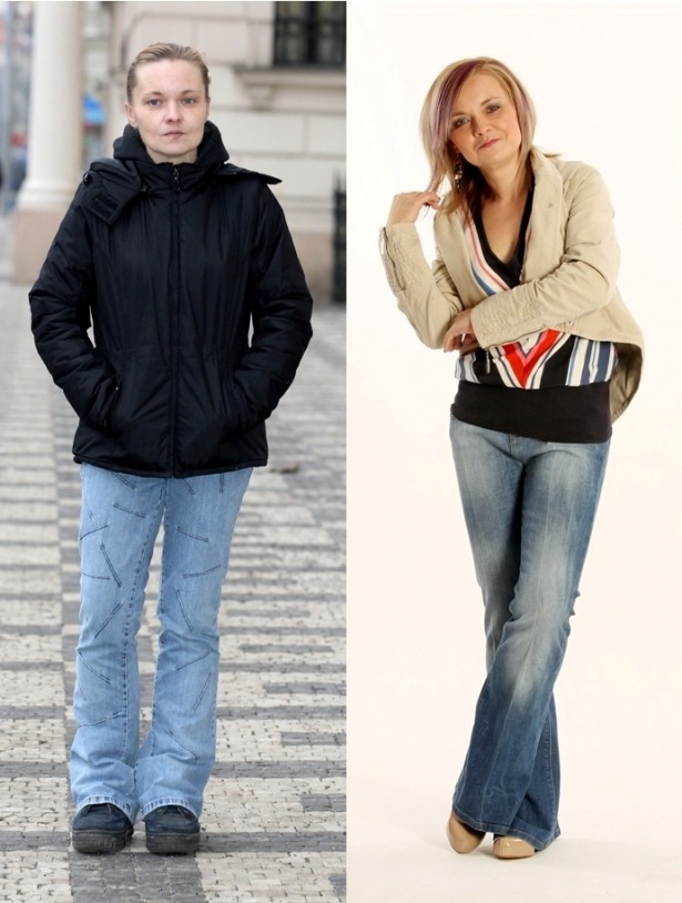 Proměny 2, před/po proměně
